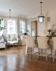 designer kitchen with island