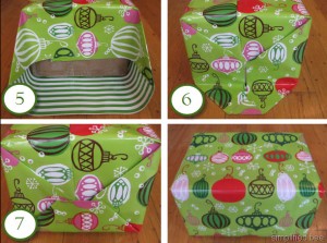 gift wrap // corner how to