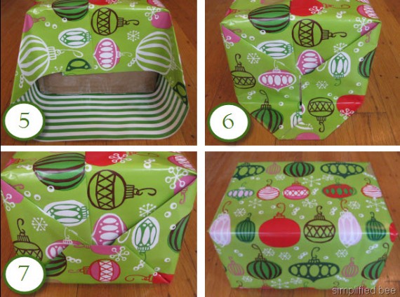 gift wrap // corner how to