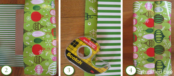 wrapping paper how to // simplified bee
