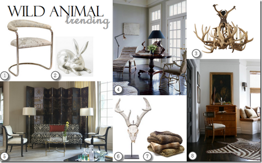 2011 interior design trend animal prints