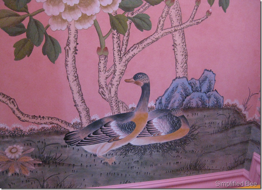 Grant Gibson De Gournay Custom Wallpaper Bird Detail