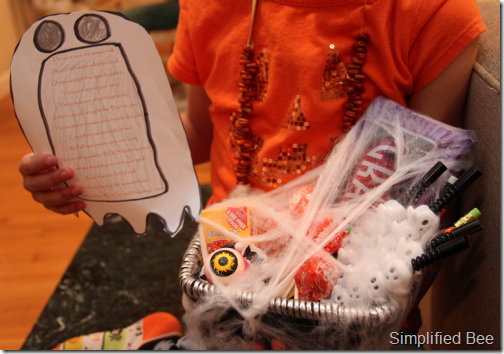 Halloween Boo'd basket ideas kids
