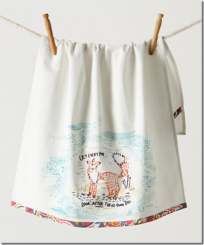 Let Every Fox Look After Their Own Tail Towel