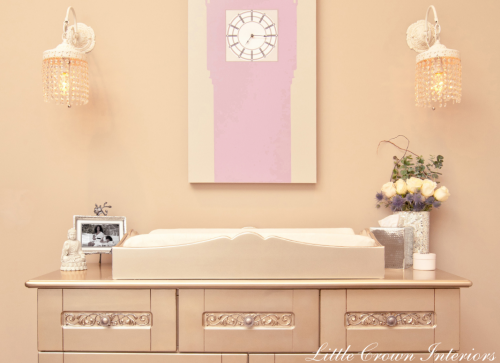 Mel B nursery changing table