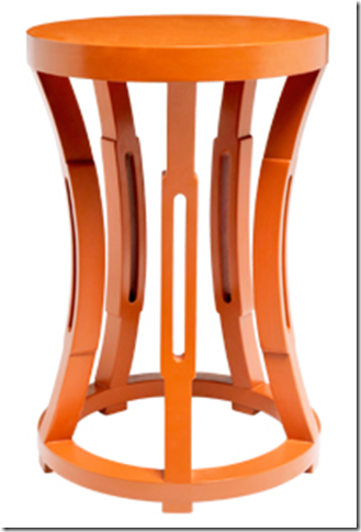 Owl Nursery Orange Side table Bungalow5