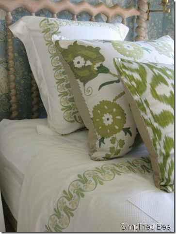 Suzanne Tucker Madeline Weinrib pillows