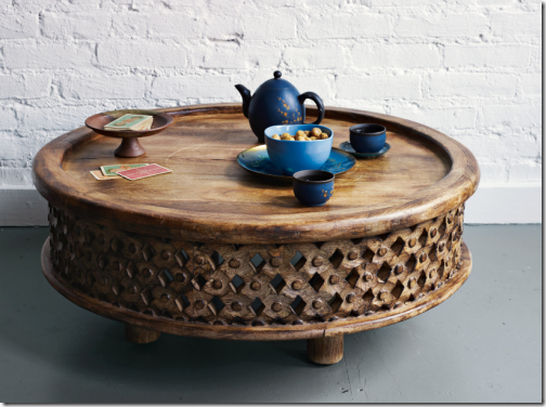 West Elm Indian Coffee Table wooden fall 2011