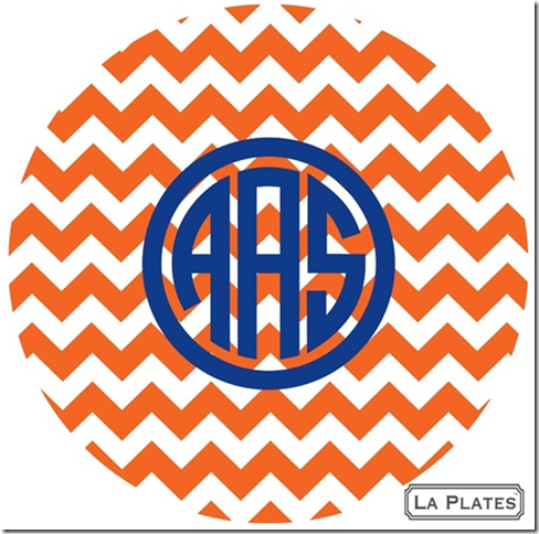 best hostess gifts monogrammed melamine plates