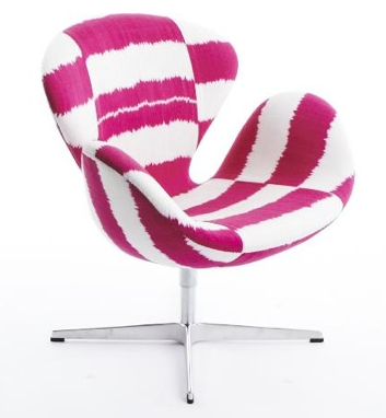 breast cancer swan chair madeline weinrib