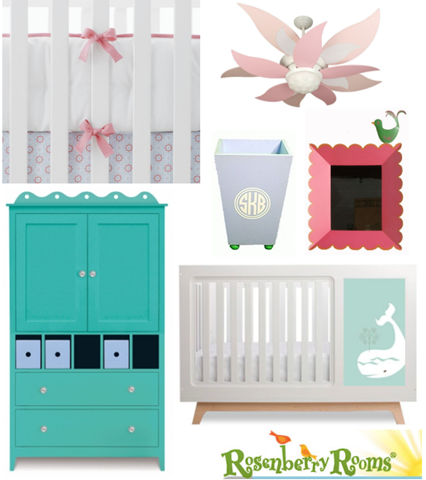 chic children's bedroom decor