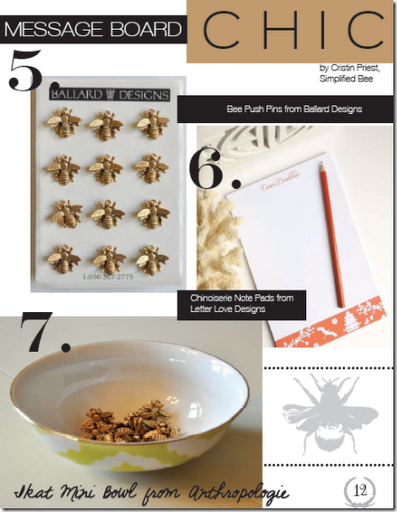 chic family communication center ideas