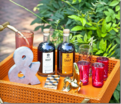 chic bar carts vintage style