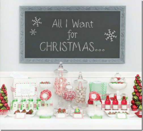christmas candy bar green red fun