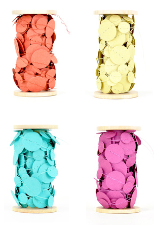 confetti garland party decor