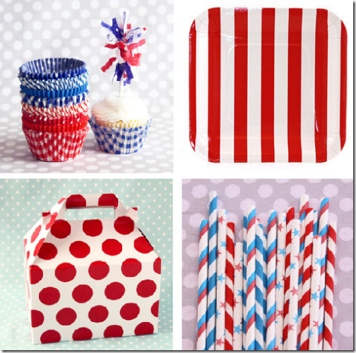 cute july 4th party supplies paper goods