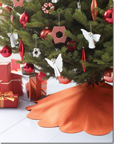 designer scalloped tree skirt how to
