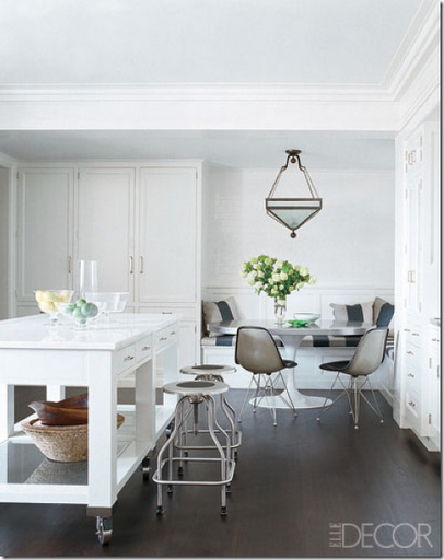 designer breakfast nook saarinen table nate berkus