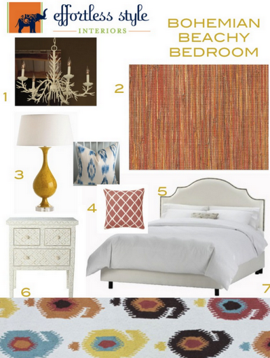 effortless style bedroom design inspiration board