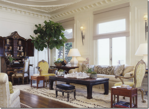 elegant living room suzanne tucker design