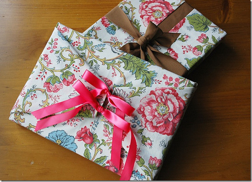 fabric reusable gift wrap how to