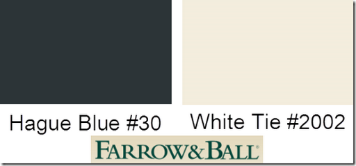 farrow and ball hague blue white tie