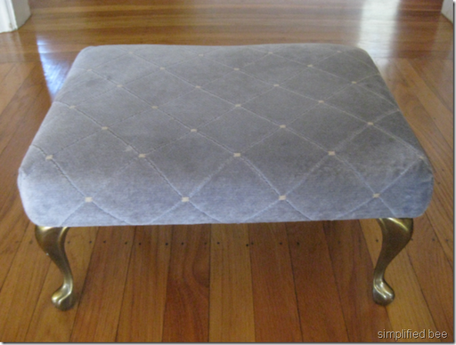foot stool before