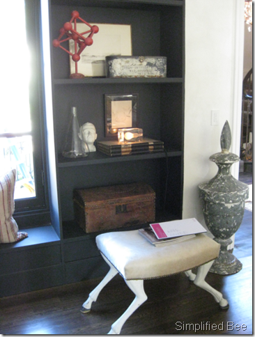 gary spain elle decor cowhide stool