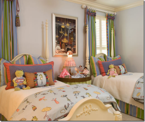 girls blue green bedroom designer