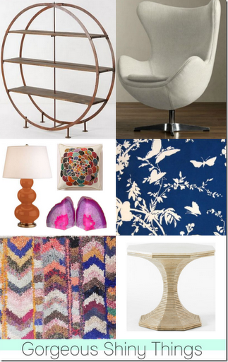 gorgeous shiny things blog design reading nook