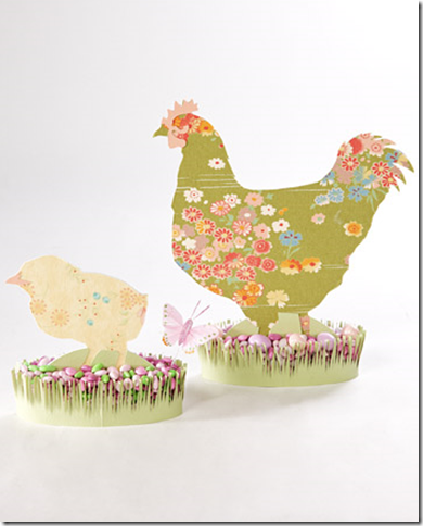 hen and chick easter decor diy