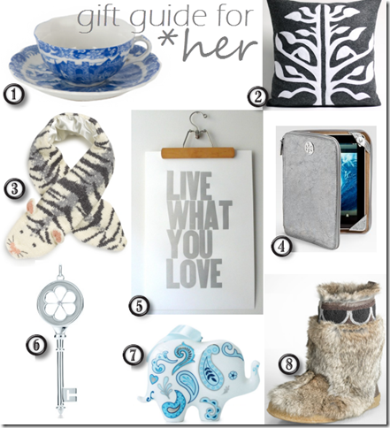 holiday gift guide for her 2010