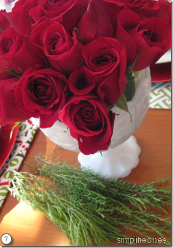 how to arrange roses step by step