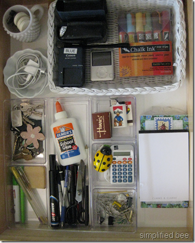 how to organize desk drawer