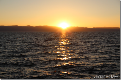 lake tahoe sunset east shore