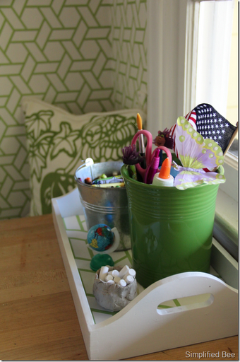 manuel canovas treillis wallpaper green white vert