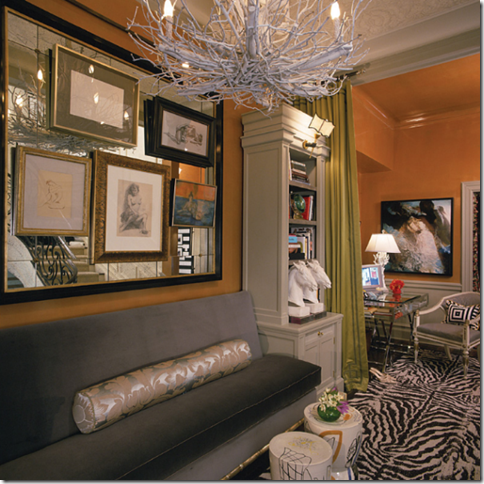 mirror art wall chic interior design robert passal