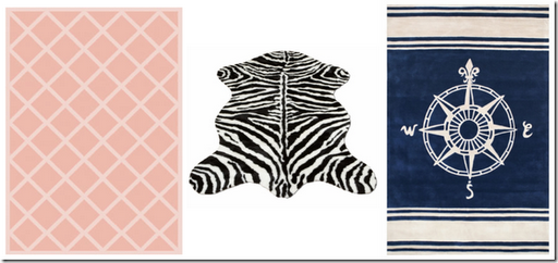 nursery children rugs stylish