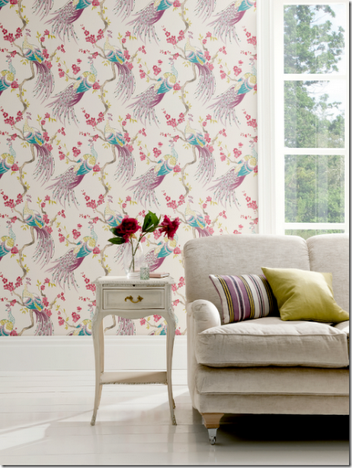 peacock wallpaper duralee