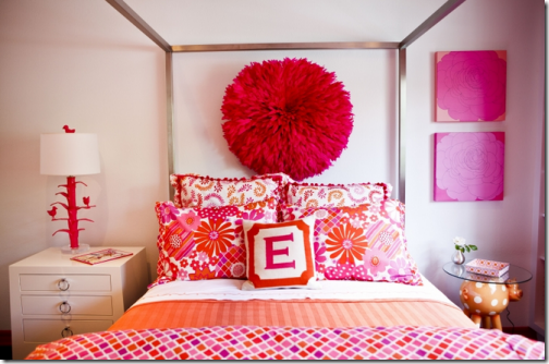 red_pink_orange_girls_bedroom