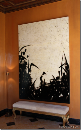 san francisco decorator showhouse entry laquered walls