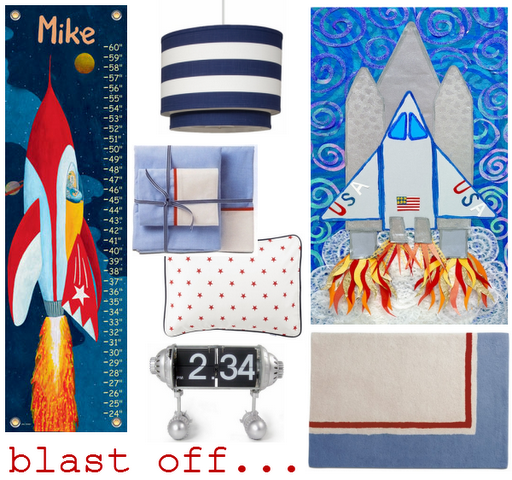 space theme boys bedroom