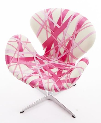 swan chair by designer vincent wolf