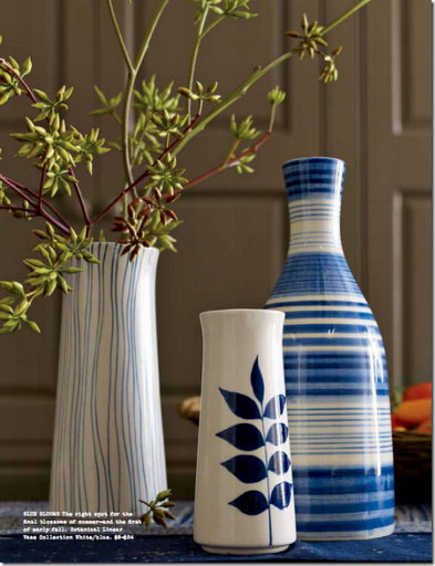 west elm blue white pottery fall 2011