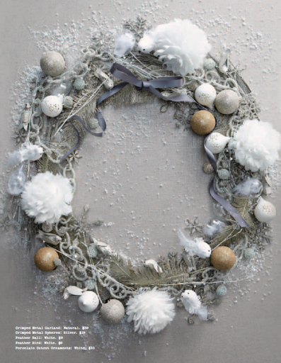 white and gray christmas ornaments tree