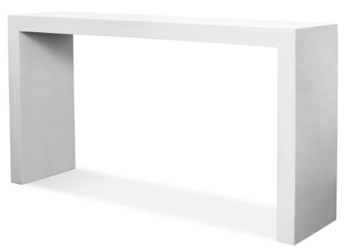 white lacquer console table jonathan adler