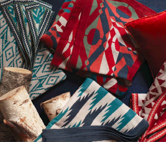 Graphic Winter Blankets West Elm