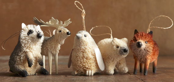 Bottle Brush Tree Ornaments West Elm