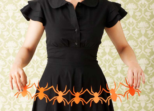 spider_garland_halloween_diy diy spider garland paper halloween