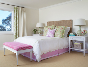 Pink and White Designer Bedroom